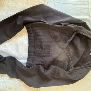 Gymshark Black Long Sleeve Crop Top